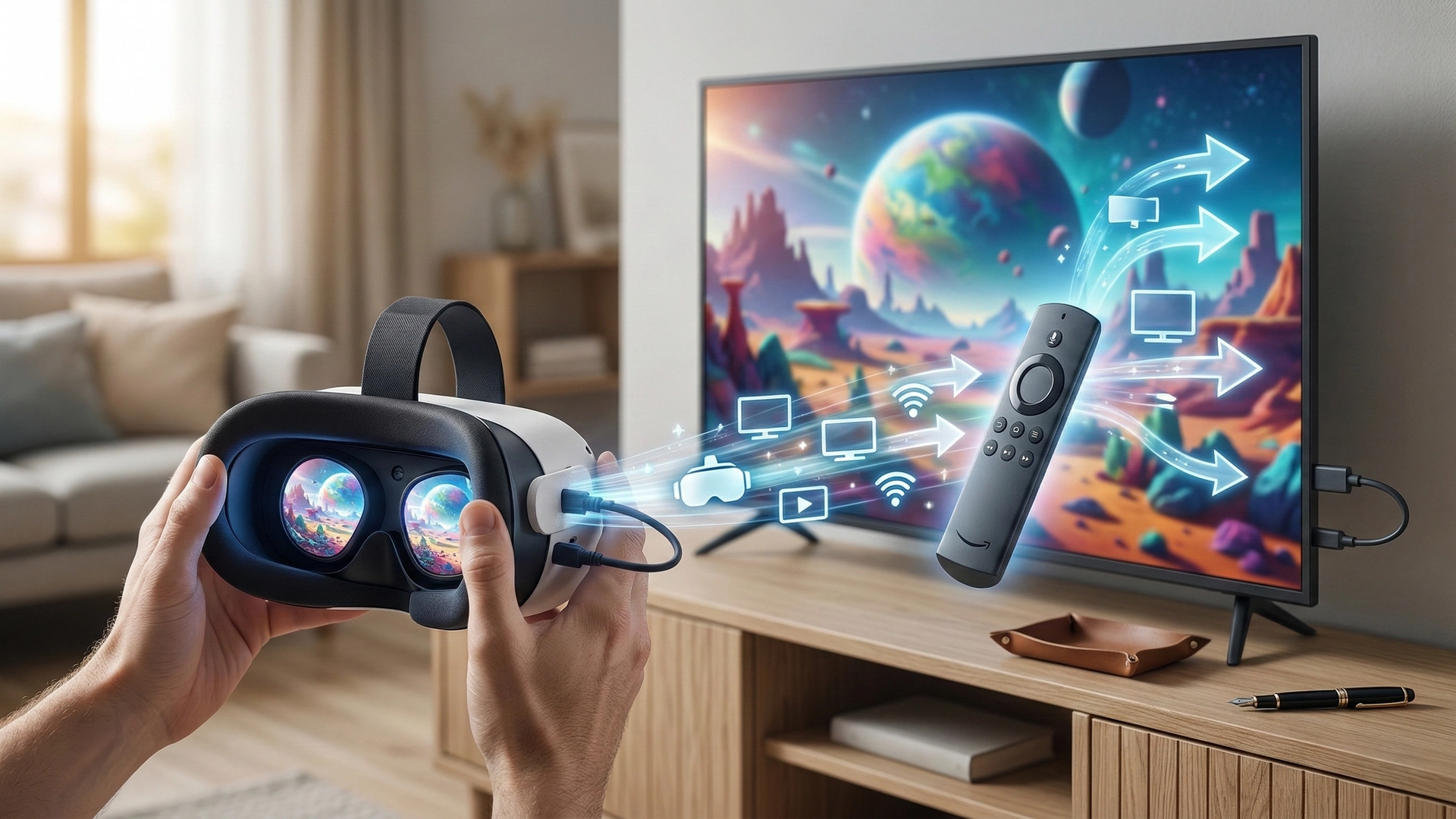 Guide: How to Cast Meta Quest 3 to Firestick / Fire TV | NerdZap