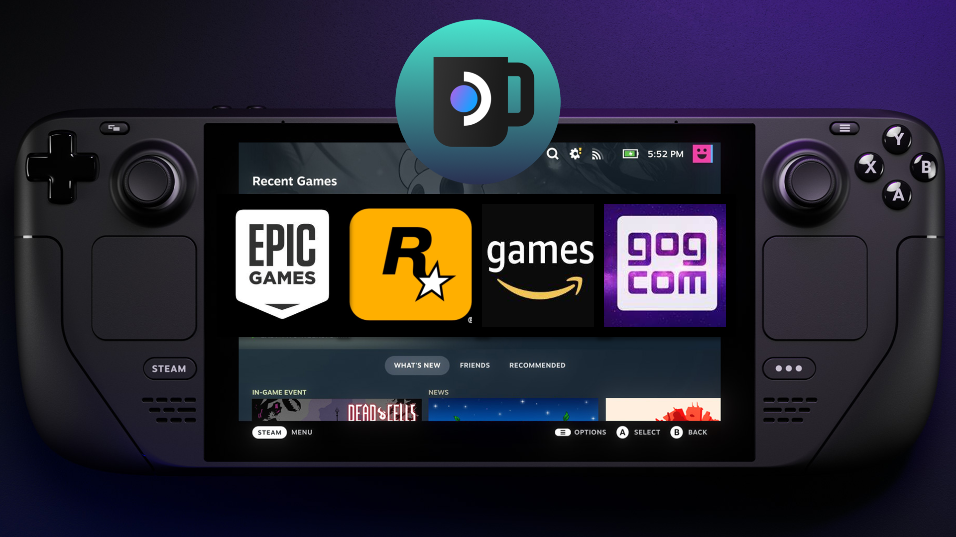 Guide: Install Epic, GOG, and Rockstar Launchers on Steam Deck