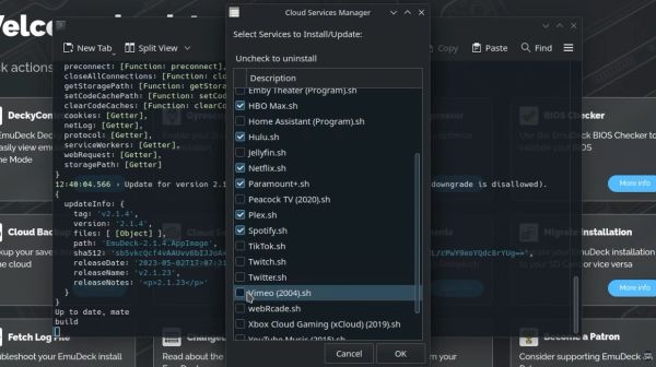Select Streaming Services