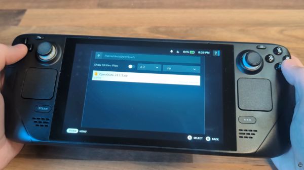 Select OpenGOAL Plugin