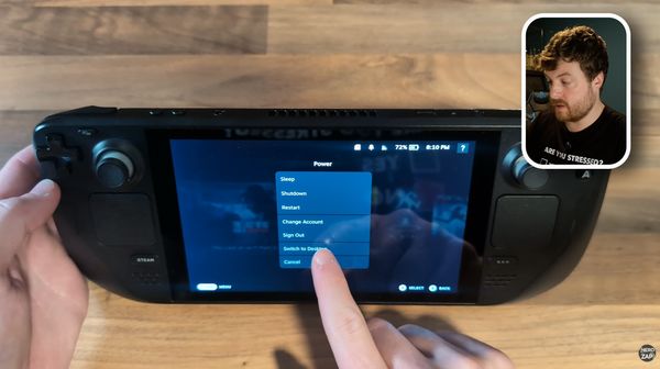 Switch to Desktop Mode Screenshot
